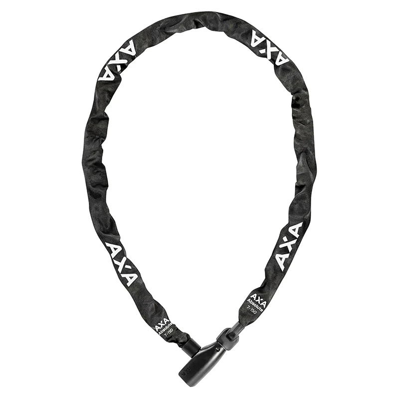 Antivol Vélo Chaîne A Clé Axa Absolute Diam 7 mm L1.50M Noir - Sécurité Niveau 9-15