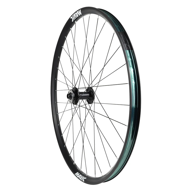 Roue VTT - VAE Disque 29" Mavic E-Access Xr27 Boost Tubeless Ready Avant Axe Traversant 15-110 Disque 6 Trous Noir 32 Rayons Jante (622-27) -Poids Max 135 Kg-