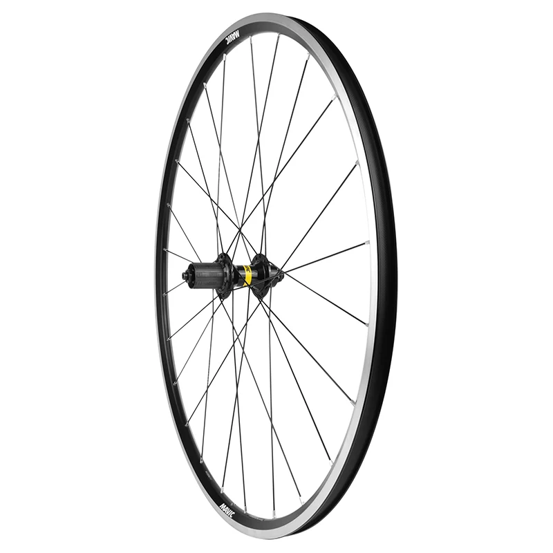 Roue Route Patin Blocage 700 Mavic Access R17 Arrière Cassette Hg 11-10V Noir 24 Rayons Jante (622-17) -Poids Max 120 Kg- Livre Sans Blocage