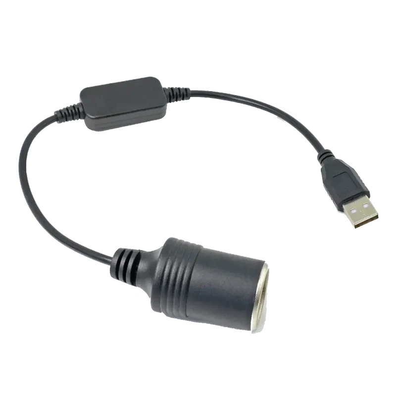 Convertisseur USB vers prise allume-cigare 12V 800mA