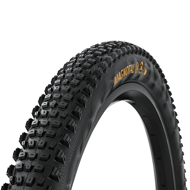 Pneu VTT 29 X 2.40 Continental Magnotal Trail Grip Noir Tubeless Ready Ts (60-622) Terrain Meuble Et Mixte Compatible VAE (Proche Du Gravity)