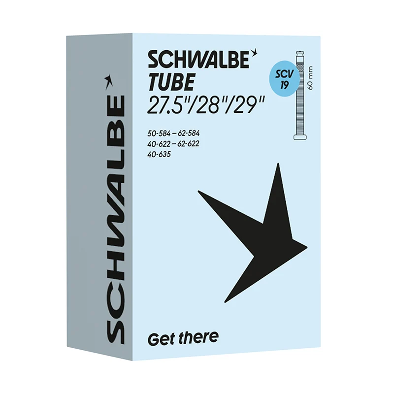 Chambre A Air Vélo 27,5-28-29 X 1.50-2.40 Schwalbe Clik Valve 60 mm (40-62X584-635) (Scv19)
