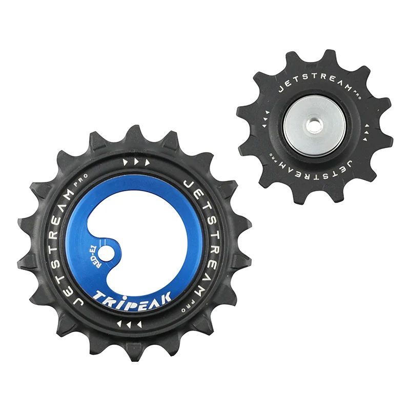 Galet Dérailleur Aopw Tripeak 12-18 Dents Céramique 12X2V. Sram Axs Red E1-Force E1 Bleu Fonce +2024 (Jeu De 2) (Garantie 4 Ans)