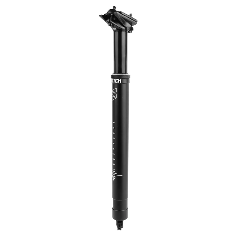 Tige De Selle VTT Télescopique Switch Swl-70 Alu Noir Diam. 31.6 L400 mm (Réglage Par Câble Interne Débattement 70 mm) Fixation Cintre