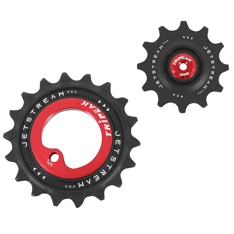 Galet Dérailleur Aopw Tripeak 12-18 Dents Céramique 12X1V. Sram Axs Xplr Red-Force-Rival Rouge (Jeu De 2) (Garantie 4 Ans)