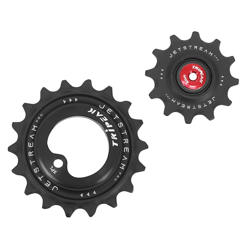Galet Dérailleur Aopw Tripeak 12-18 Dents Céramique 12X1V. Sram Axs Xplr Red-Force-Rival Noir (Jeu De 2) (Garantie 4 Ans)
