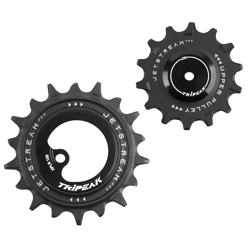Galet Dérailleur Aopw Tripeak 14-18 Dents Céramique 13X1V. Sram Axs Xplr Red E1-Force-Rival E1 Noir (Jeu De 2) (Garantie 4 Ans)