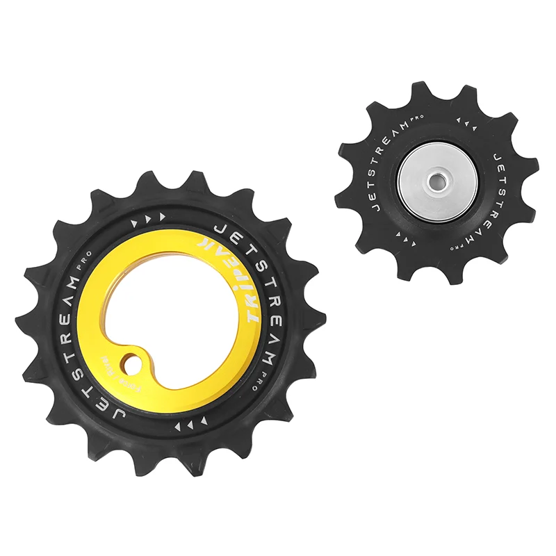 Galet Dérailleur Aopw Tripeak 12-18 Dents Céramique 12X2V. Sram Axs Force-Rival D1-D2 Or -2023 (Jeu De 2) (Garantie 4 Ans)