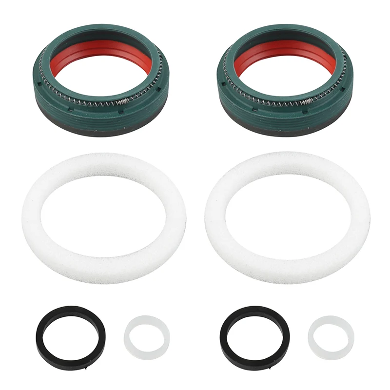 Joint Spi Et Cache Poussiere De Fourche Rockshox 32 mm (Diam Spi 32X41X8 mm) Dual Compound -Skf-