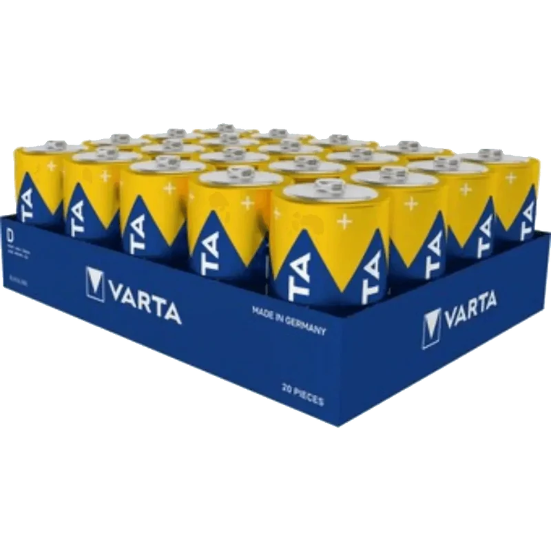 Piles Varta Industrial PRO LR20 D 1.5V 4020 – plateau 20
