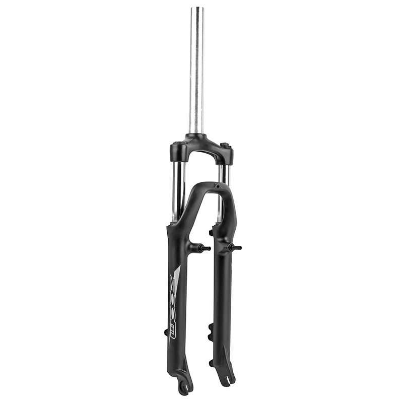 Fourche VTT 26 " Zoom 565Ams A Ressort Noir Mat Réglable Deb. 80 mm Pivot Lisse 185 mm 1''1-8-28,6 Extérieur Compatible V-Brake-Disque