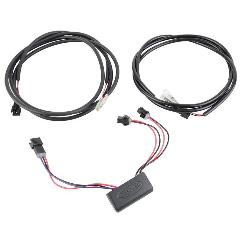 Câble Éclairage Avant-Arrière Leader Fox Pour Sandy Avant L1000 mm, Arrière L1300 mm (Compatible Batterie Zz586,Zz602,Zz702,Zz701)