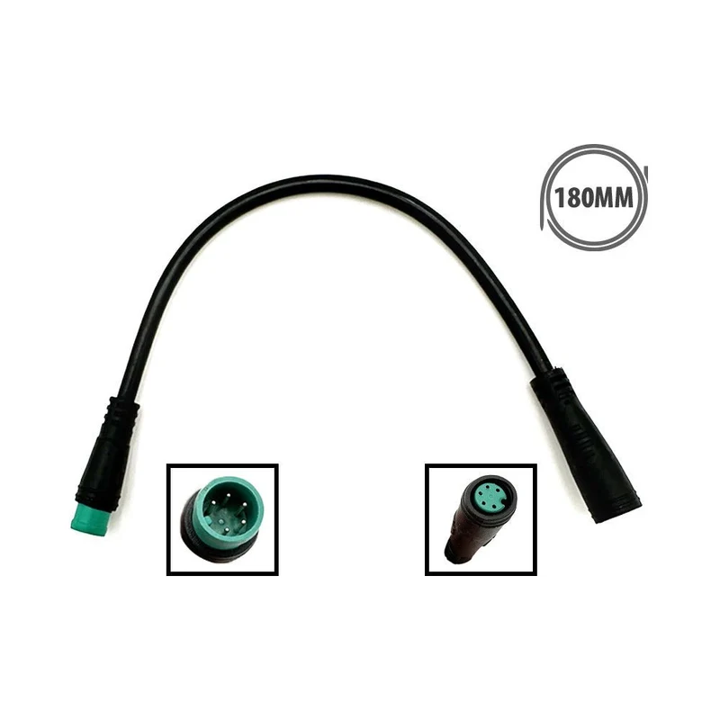 Câble Connecteur Étanche 5 Pins 18 cm pour Trottinette Électrique