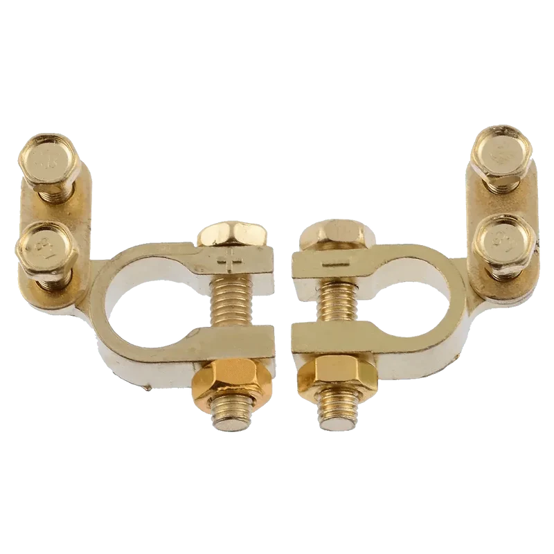 Paire de pinces pour batterie de voiture métal