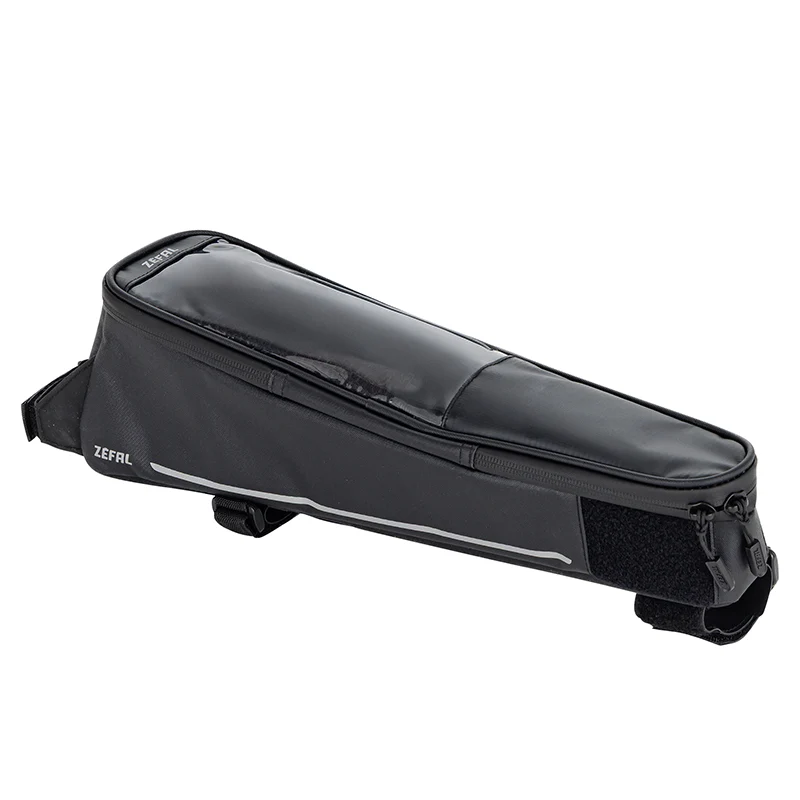 Sacoche De Cadre Vélo Zefal Console Pack T3 3L Noir Avec Support Smartphone Étanche Tactile Fixation Velcro (L 95 X L 385 X H 120 mm)