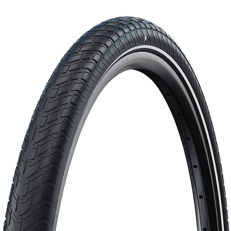 Pneu VTT Urbain 20 X 2.00 Schwalbe Big Apple Noir Tr (50-406) Renfort Raceguard Flanc Reflex Compatible VAE
