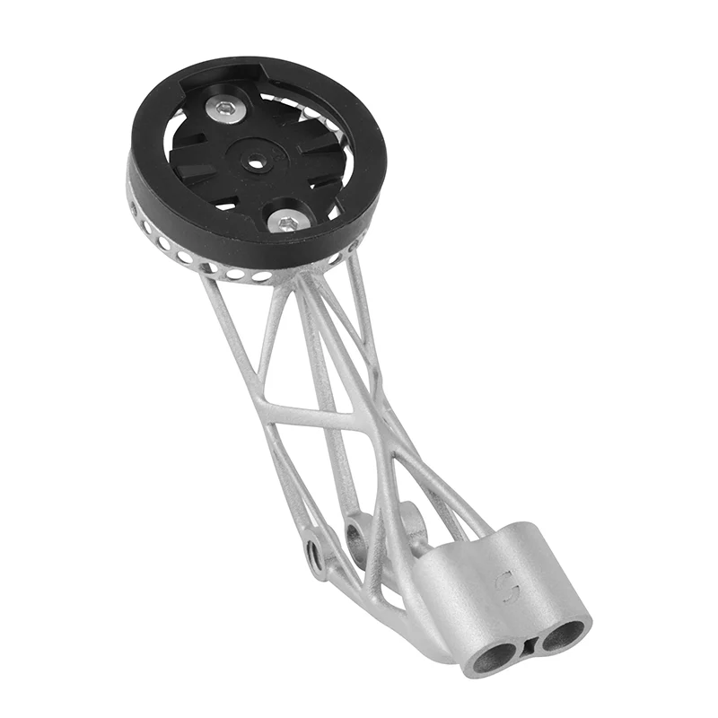 Support Gps - Compteur - Éclairage 3D Titane Fixation Pour Cintre Combo Giant Generation 10 Tcr Compatible Garmin 1050 17.9G (Livre Avec Support Garmin, Bryton, Wahoo) -Newton-