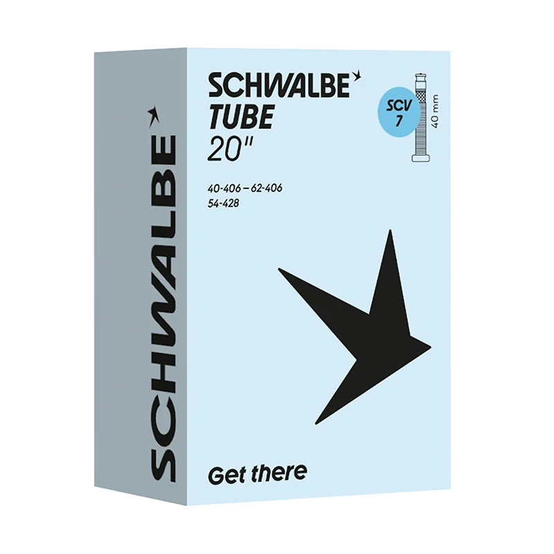 Chambre A Air Vélo 20 X 1.50-2.40 Schwalbe Clik Valve 40 mm (40-62X406) (Scv7)
