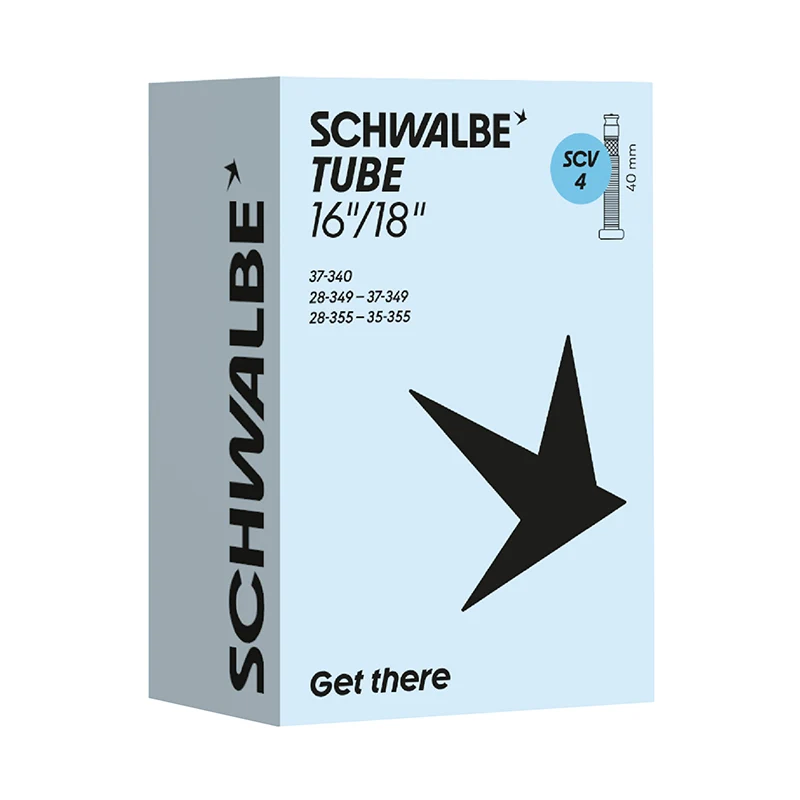 Chambre A Air Vélo 16-18 X 1.00-1.40 Schwalbe Clik Valve 40 mm (47-62X305) (Scv4)