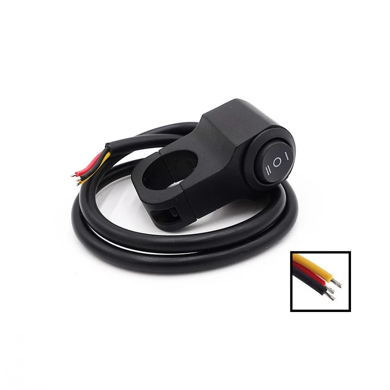 Bouton Interupteur 3 Positions pour Trottinette Électrique