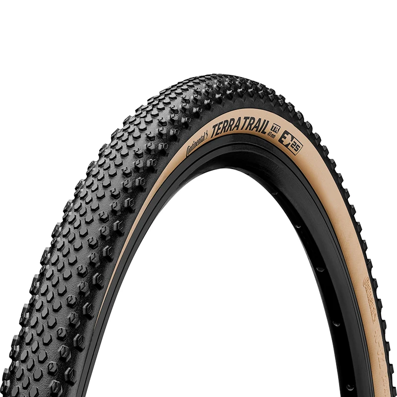 Pneu Gravel 700 X 40 Continental Terra Trail Shield Wall Noir-Beige Tubeless Ready Ts (40-622) (Offre Spéciale Pour Montage Atelier)
