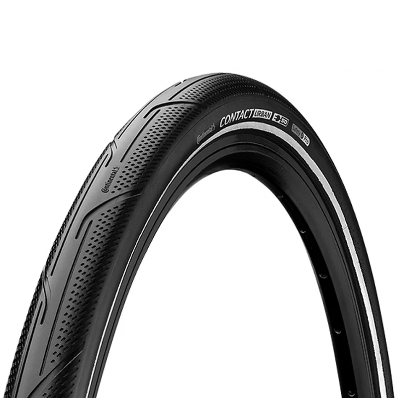 Pneu City - VTT 700 X 50 (29 X 2,00) Continental Contact Urban Noir Tr (50-622) Flanc Reflex Homologué VAE E50 (Offre Spéciale)