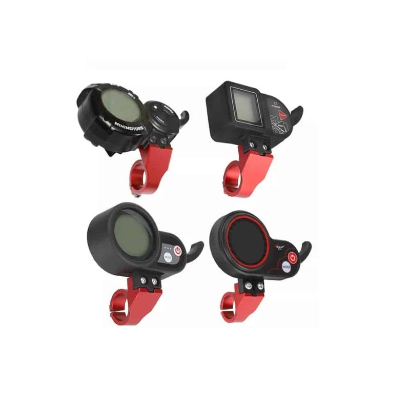 Support Afficheur Alliage Rouge Pour Trottinette Électrique Minimotors Zéro