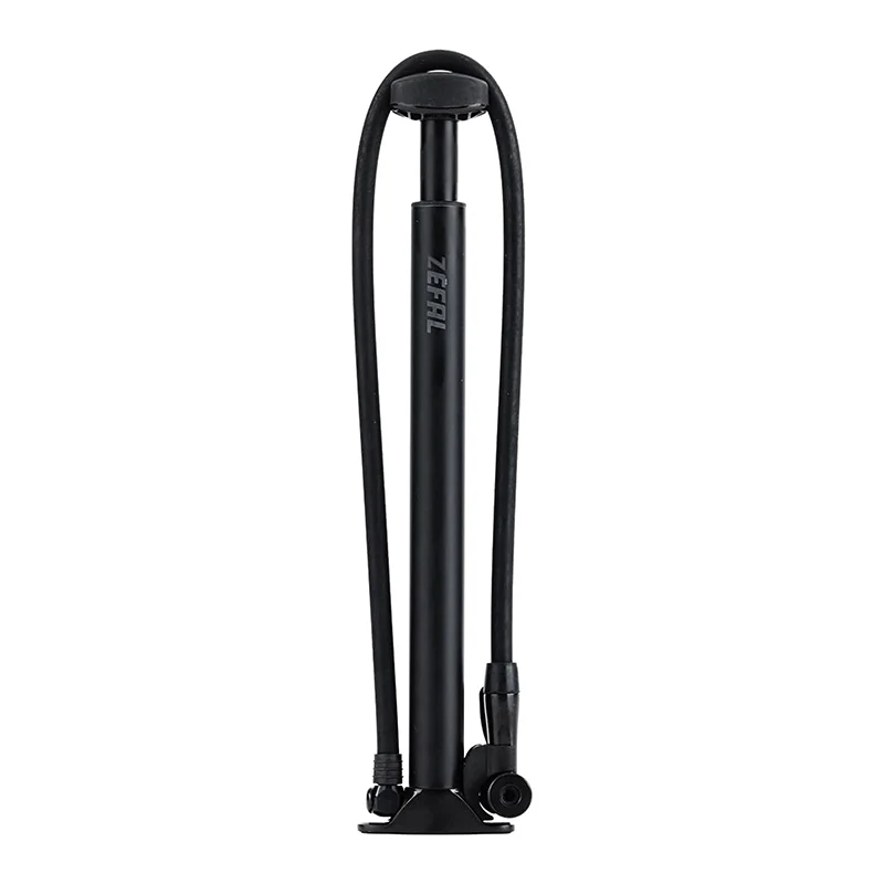 Pompe Zefal Adventure Portative Corps Et Support Alu Noir 9Bars Raccord Switch Vp-Vs Avec Accessoires 9 Bars (Longueur 300 mm) -Fixation Cadre-
