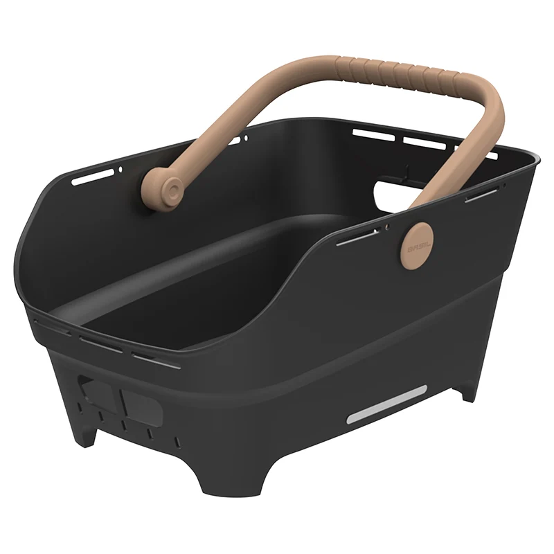 Panier Arrière Synthetique Recycle Cento Neo Multi Nx Basil Noir (46X35X25 cm) Compatible Mik, Racktime, I-Rack, Carrymore, Avs (Fixation Non Inclus)