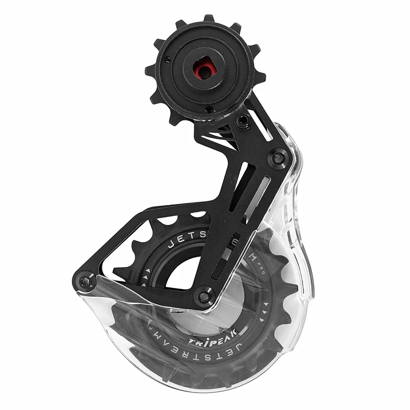 Chape Dérailleur Aero-Wing Opw Tripeak 12-18 Dents 12X2-1V. Sram Axs Red-Force-Rival-Red E-1 Noir Aluminium (Garantie 4 Ans)