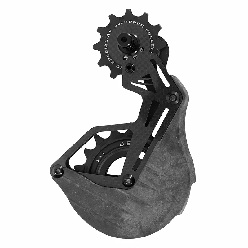 Chape Dérailleur Aero-Wing Opw Tripeak 12-18 Dents 12-11X2V. Shimano Dura-Ace R9200-R9100 - Ultegra R8100-8000 Noir Carbone (Garantie 4 Ans)