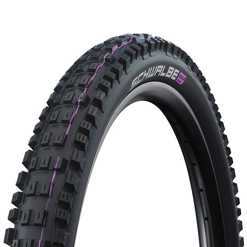 Pneu VTT Gravity - VAE 29 X 2.60 Schwalbe Eddy Current Front Addix Super Trail Noir Tubeless Ready Ts (65-622) Homologué VAE E50 - Offre Limitee -