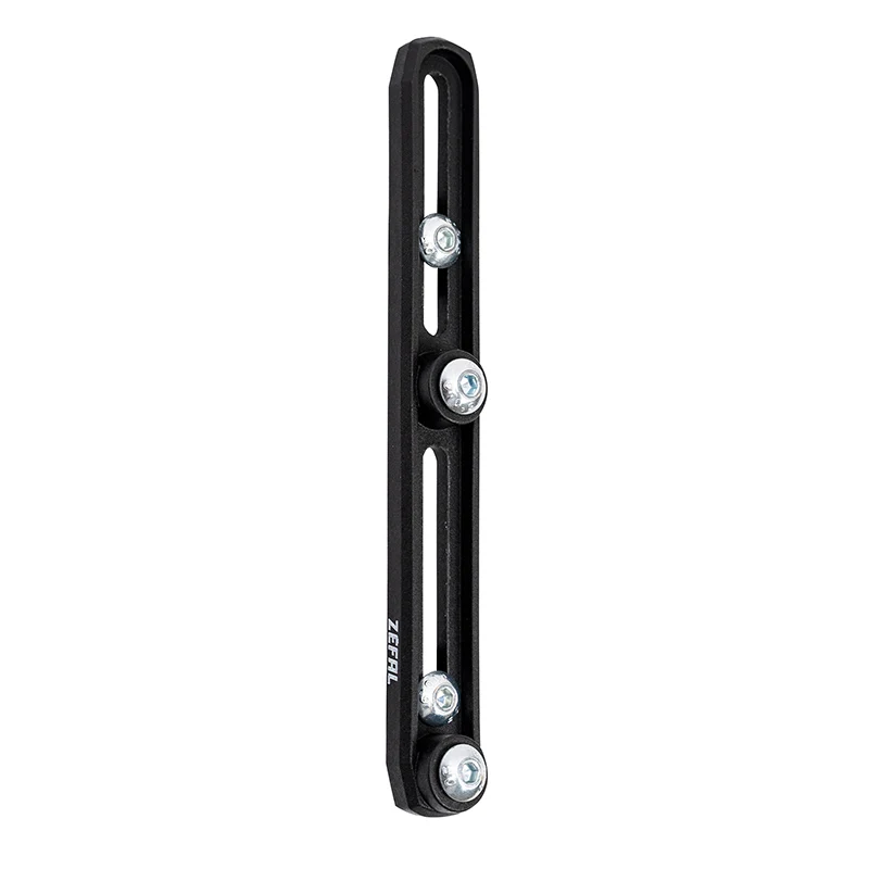 Reglette Deport Pour Porte Bidon Zefal Z Cage Adapter Noir (Réglable 40 mm) - Fixation A Vis Sur Cadre -