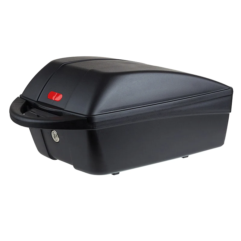 Top Case Vélo Box Polisport 11L Noir Fixation Mik-Mik-Hd 2.0 Verrouillage Sécurisé Sur Porte Bagage A Clé (Long 42 cm X Larg 26 cm X Haut 21 cm) - Poids Max 5 Kg