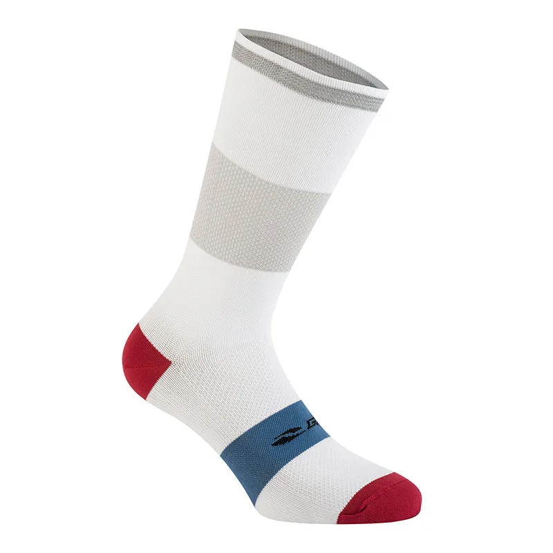 Chaussettes - Socquettes Été Gist Reflex Blanc 44-47 Avec Bande Reflechissante - Hauteur 20 cm (Paire)