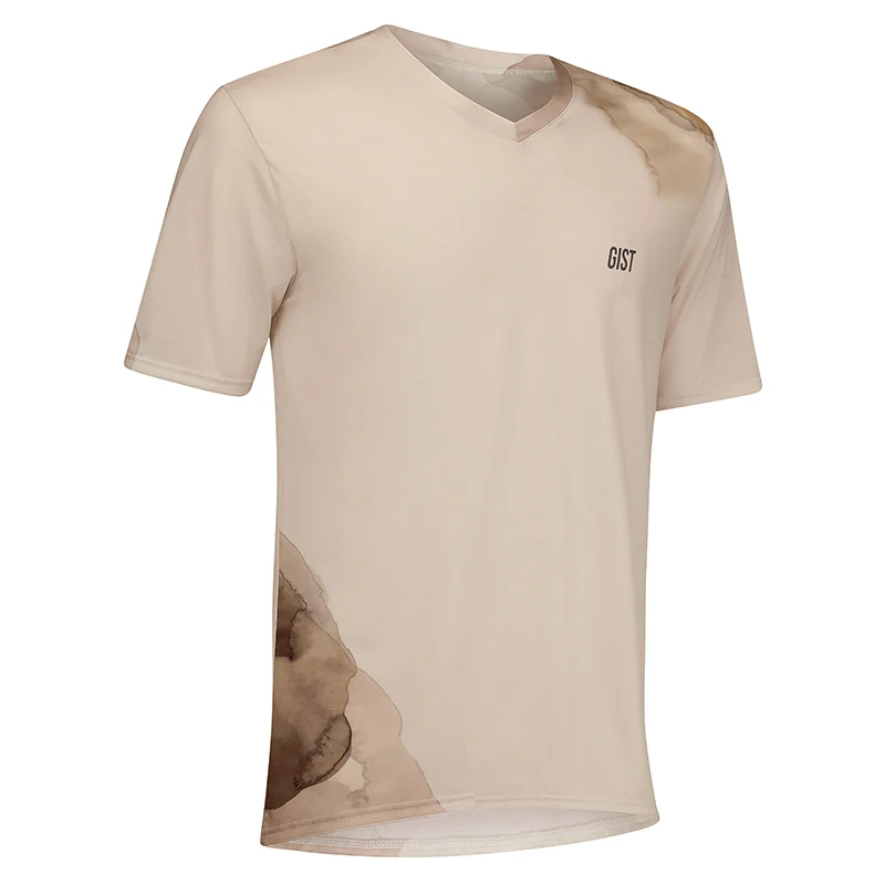 Maillot Gist Discover Manches Courtes Beige XXL