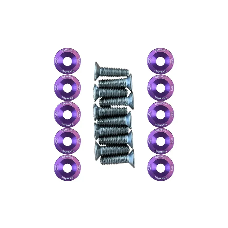 Rondelles de deck x10 (8 couleurs) (Violet)