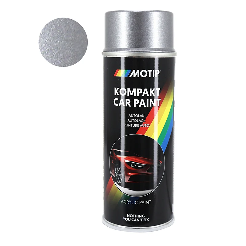 Bombe De Peinture Motip Kompakt Autolack Acryl Métal Gris Aerosol 400 Ml (55272)