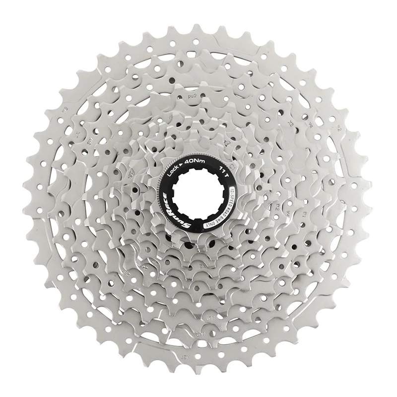 Cassette 12V. Sunrace Csrz800 11-42 Gravel Pour Shimano Hg-L-Hg-M Metallic Argent (Livre En Boite)(11-13-15-17-19-21-24-28-32-36-42)