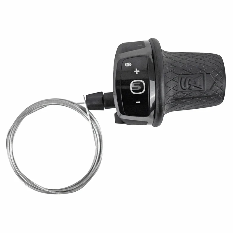 Manette City Sturmey Archer Twist Shifter 5V. (Câble Inclus 2,25M) Compatible Shimano Nexus (Poignée Tournante)