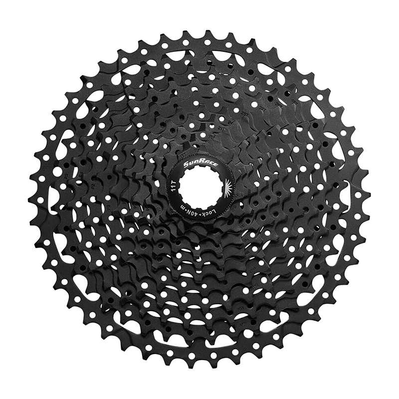 Cassette 11V. Sunrace U-Series Csux400 11-50 VTT Noir (Livre En Boite) (11-13-15-17-20-23-26-30-36-43-50) - Compatible Shimano Cues, Linkglide