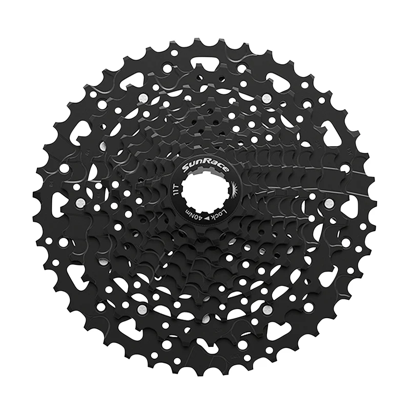 Cassette 10V. Sunrace U-Series Csus400 11-43 VTT Noir (Livre En Boite) (11-13-15-17-20-23-26-30-36-43) - Compatible Shimano Cues, Linkglide