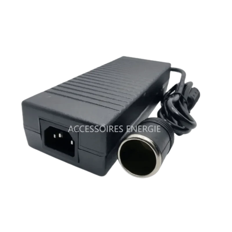 Alimentation 220v AC/DC 12v 10A Allume Cigare