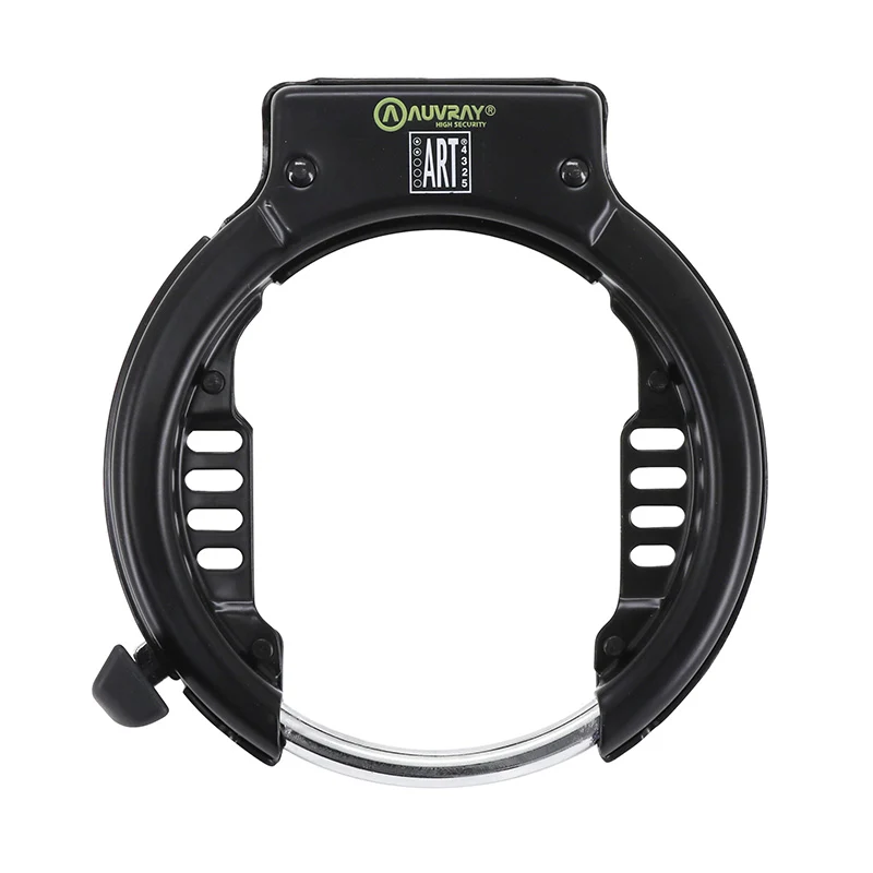 Antivol Vélo Fer A Cheval Auvray Megalock XL 80 mm Noir Niveau Sécurité 6-10 (Compatible Chaîne Et Câble) - Homologué Art**