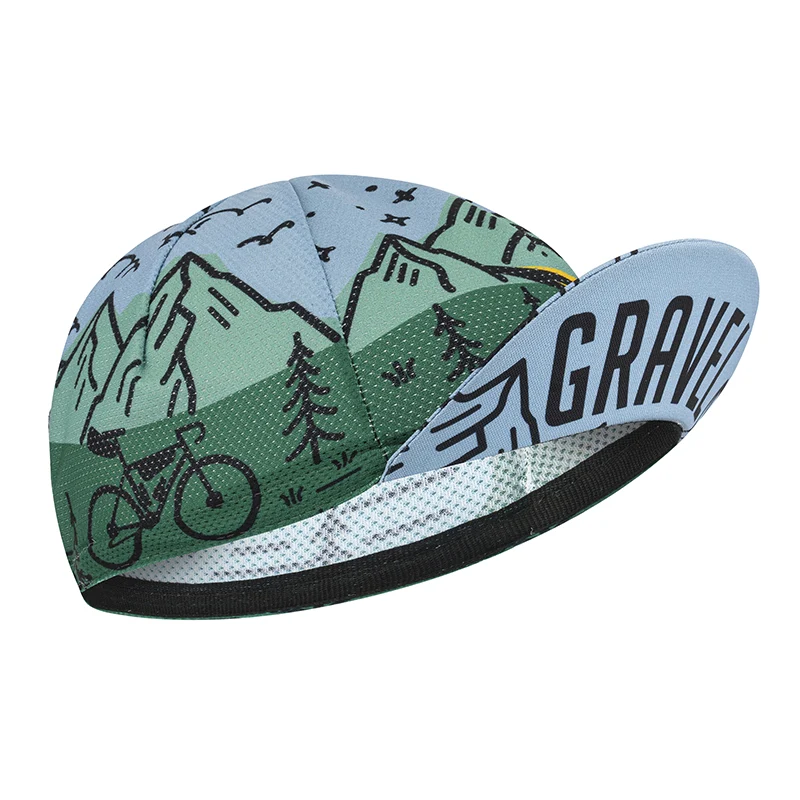 Casquette Gist Summer Gravel Bleu-Vert Deco Montagne