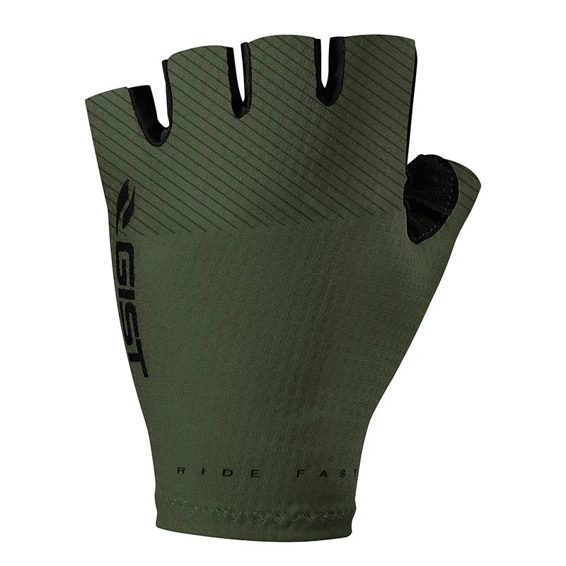Gants Vélo Court Gist Race Été Vert XL (Paire Sur Carte) Sans Velcro