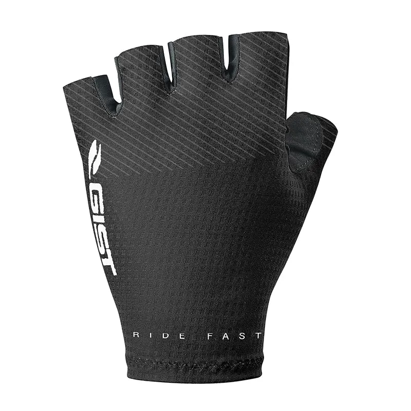 Gants Vélo Court Gist Race Été Noir S (Paire Sur Carte) Sans Velcro