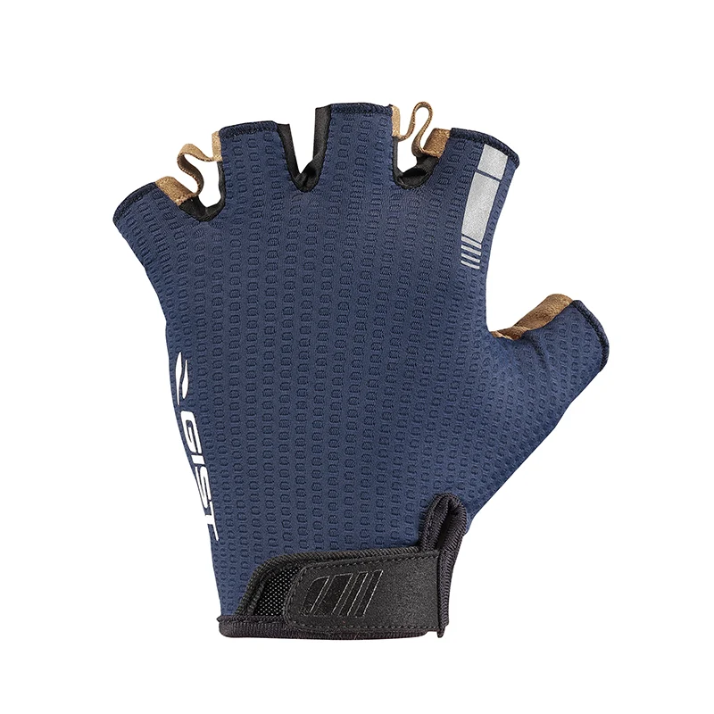 Gants Vélo Court Gist Air Été Bleu L (Paire Sur Carte) Avec Velcro