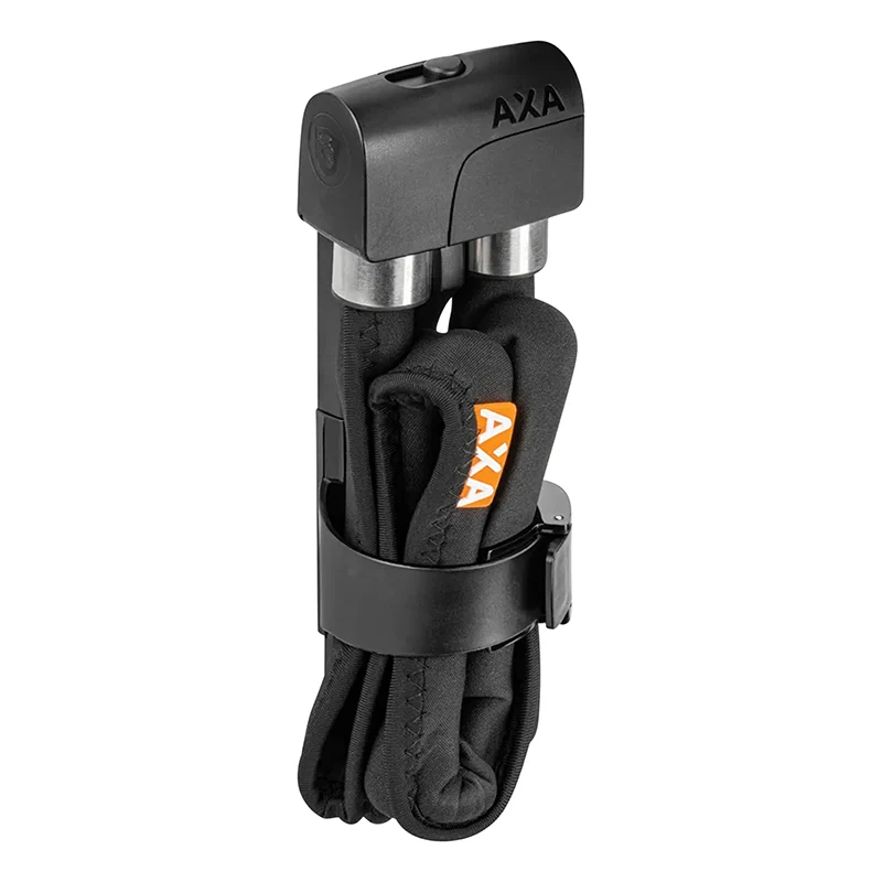 Antivol Vélo Pliable-Pliant Axa Foldable A Clé Diam 6.5 mm L0.95M Noir (Avec Fixations Sur Cadre) - Sécurité Niveau 7-15 - Homologué Fub 1 Etoile