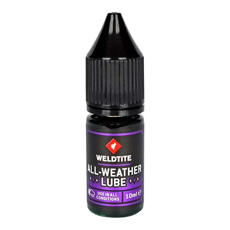 Lubrifiant Vélo Chaîne Weldtite All Weather Toutes Conditions (10Ml) - Pour Utiliser Partout